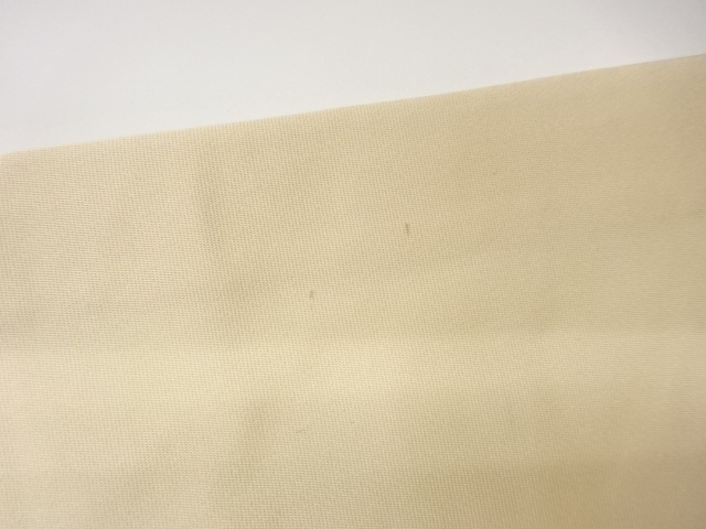  引箔華文に抽象孔雀模様織出し名古屋帯